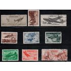 СССР-1945, (Заг.896-904) гаш.,  Война, Самолеты, (полная серия)