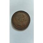 10 сантимов 1853г.