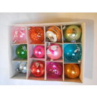 Набор елочных игрушек СССР Рижский Стекло-Зеркальный завод.1984 год.