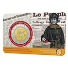 2 евро 2023 Бельгия 75 лет избирательного права женщин блистер BU