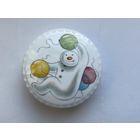 Шкатулка со Снеговиком, фарфор, Royal Doulton.