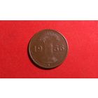 1 пфенниг 1936 А. Германия. Веймарская республика (Рейхсмарка).