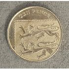 Монеты 10 пенсов 2008 год. Великобритания. Королева Елизавета II. С рубля без МЦ.