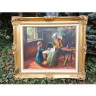 Картина в Раме, Холст, Масло, Барокко, Европа. Середина ХХ века.#9