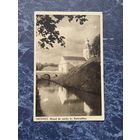 Старинная открытка вид на Несвижский замок