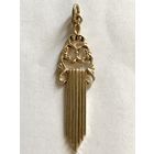 Кулон латунь, 60-70-е годы. Размер 3,3 см на 0,9 см