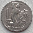 Чехословакия 1 крона 1930 г.