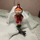 Елочная игрушка ссср Чиполлоне из сказки о Чиполлино  Узник, арестант.  Культигрушка. Необычный вариант исполнения и окраса