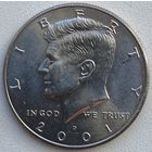 США 50 центов (1/2 доллара) 2001 г. D