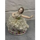 Статуэтка Дама-балерина. Кружевной фарфор. Распродажа коллекции!!!
