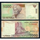 Индонезия 5000 Рупий 2016 год, UNC