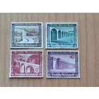 09.1936 - Фонд "Зимняя помощь". Серия "Современная архитектура Германии". Mi 634, 637, 639, 642. (*).