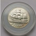 43. 2 злотых 1936 г. Кораблик. Много лотов с рубля!