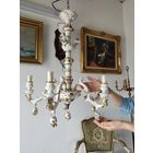 Великолепная Фарфоровая Люстра в стиле Capodimonte, Italy 1970-е г.