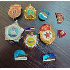 Лот значков СССР разных 11 штук