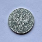 Монета СЕРЕБРО Польша 5 злотых 1933 год Ядвига ОТЛИЧНЫЕ