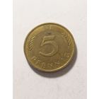 Германия 5 пфенинг 1988 J