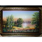 Картина маслом "Солнечное утро"