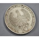 1972 год 10 марок Германия  серебро