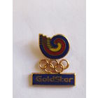 Значок. Знак. "Значок олимпийского спонсора". "GoldStar". "XXIV летние Олимпийские игры". "Олимпиада". Сеул. 1988г.м