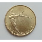 Словения 2 толара 1998 год ласточка состояние