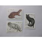 СССР 1980 ЦЕННЫЕ ПОРОДЫ ПУШНЫХ ЗВЕРЕЙ