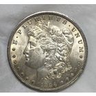 Доллар 1896 Морган США крупное серебро штемпельный блеск