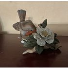 Статуэтка Птица в Магнолии фарфор Англия винтаж