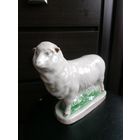 Статуэтка овца, ягненок, Старая Гжель