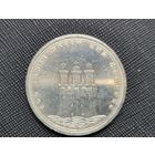 10 марок 800 лет Гамбургскому порту J ФРГ Серебро 15,5 грамма 625 пробы 0,311 унции! ВОЗМОЖЕН ОБМЕН!