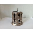 Подстаканник "Латный".Мельхиор .СССР.