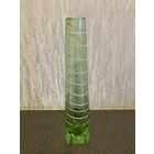 Ваза цветное стекло белые нити завод Неман БССР