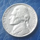 5 центов  1955 D США Джеферсон