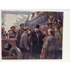 1960. Сатель. Калинин на заводе "Красное Сормово"