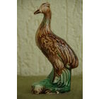 Статуэтка обливная керамика " Дрофа "    (Константиновский керамический завод )  целая