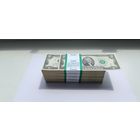 Пачка по 2 доллара США 2009 года (корешок - 100 штук), UNC