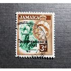 Марка Ямайка 1962 год ( надпечатка на марке 1956 года)
