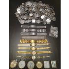 Часы, браслеты, крышки и закрутки часовые.