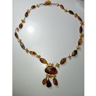 Винтажное Ожерелье из Янтаря .