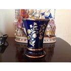 Ваза кобальт с позолотой КРМ Германия Цена снижена!