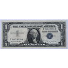 1 доллар 1957 А синяя печать