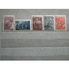 Марки СССР 1942 - война, оружие, военная техника, танки, самолеты