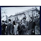 Фото на демонстрации. Минск. Центральная площадь. 1970-е. 12.5х17.5 см.