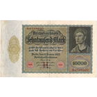 Германия, 10 тыс. марок, 1922 г., большой формат *