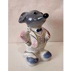 Статуэтка фарфоровая с позолотой  "Крыса" (Мышь. МЫШОНОК.) ДФЗ