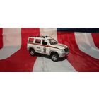 Машинка (модель) 1:43 УАЗ Патриот в раскраске МЧС России