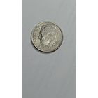 США 10 центов 2001 года . P