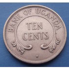 Уганда. 10 центов 1968
