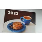 Календарик. Кофеек с печенькой.2022 год