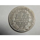 Пруссия 1/6талера 1814г